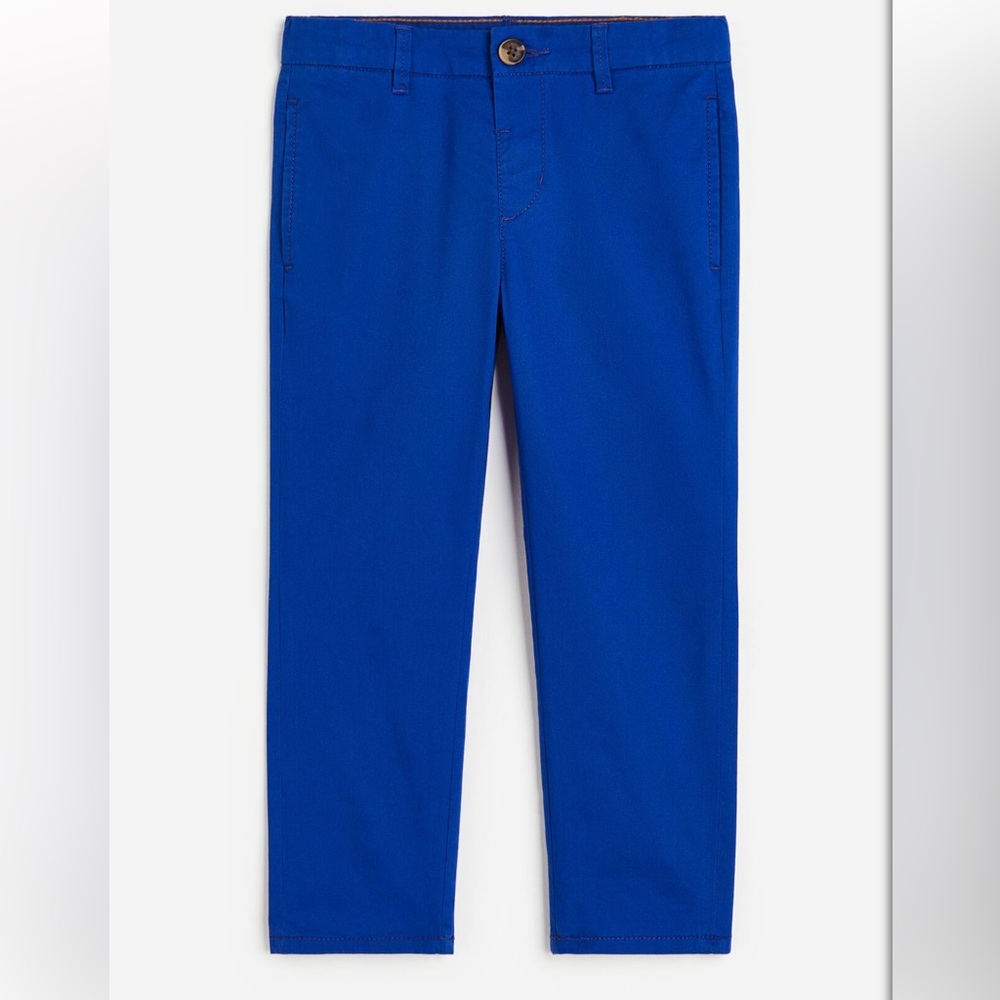 H&M Boy’s Cobalt Blue Cotton Chinos Pant